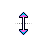 Vertical resize cursor