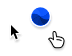 VS 1.0 Dark Blue Cursors cursor preview
