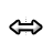 Horizontal resize cursor
