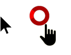 Windows 10 Black-Red Edit Cursors cursor preview