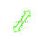 Neon Green Diagonal Resize 2 cursor