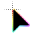 Rainbow Carbon Fiber cursor