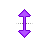 Vertical resize cursor