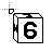 D6 White 1 cursor