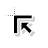 Crop Up-Left v3 (Black) cursor