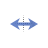 Horizontal resize cursor