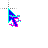 neon -leverage- glitched cursor