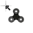 Fidget Spinner black cursor