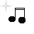 sixteenth note cursor