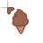Ice Cream Kawaii Brown Cursors preview