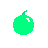Teal Apple 1 cursor