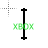 Vertical resize cursor