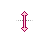 Vertical resize cursor