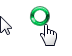 Windows 7 green Cursors preview