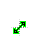 Black-n-Lime Diagonal Resize 2 v2 cursor