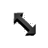 Curvy Onyx Diagonal Resize 1 cursor
