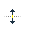 Vertical resize cursor