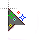 Gray glitter cursor cursor