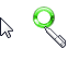 Windows 7 Ultra Medium Green Cursors cursor preview