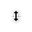 Vertical resize cursor