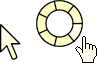 Delta Neon Yellow Cursors preview