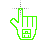 Neon Green Person cursor