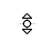 Vertical resize cursor