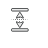 Vertical resize cursor