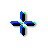 pesision blue and green glitch cursor cursor