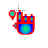 Colour energetic location cursor
