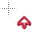 Alt Red Origami cursor