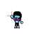 Kris (Deltarune) Diagonal Resize 1 cursor