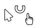 Windows 7 yellow Cursors cursor preview