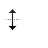 Vertical resize cursor