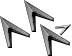 Metal grey bevelled Cursors preview