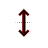 Vertical resize cursor