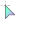 light blue and pink cursor