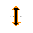Vertical resize cursor
