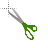 Scissors Dark Green cursor