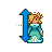 Vertical resize cursor