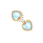 diagonal crystal hearts cursor