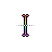 Rainbow Typing Black Outline cursor