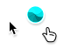 VS 1.0 Cyan Cursors cursor preview