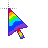 ugly rainbow cursor cursor