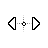 Horizontal resize cursor