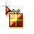 Regalo naranja cursor