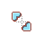 Diagonal Resize 1  Blue Donut UL  cursor
