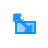 Material Blue diagonal 1 cursor