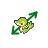 Pokemon Snivy diagnal2 cursor