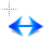 Horizontal resize cursor